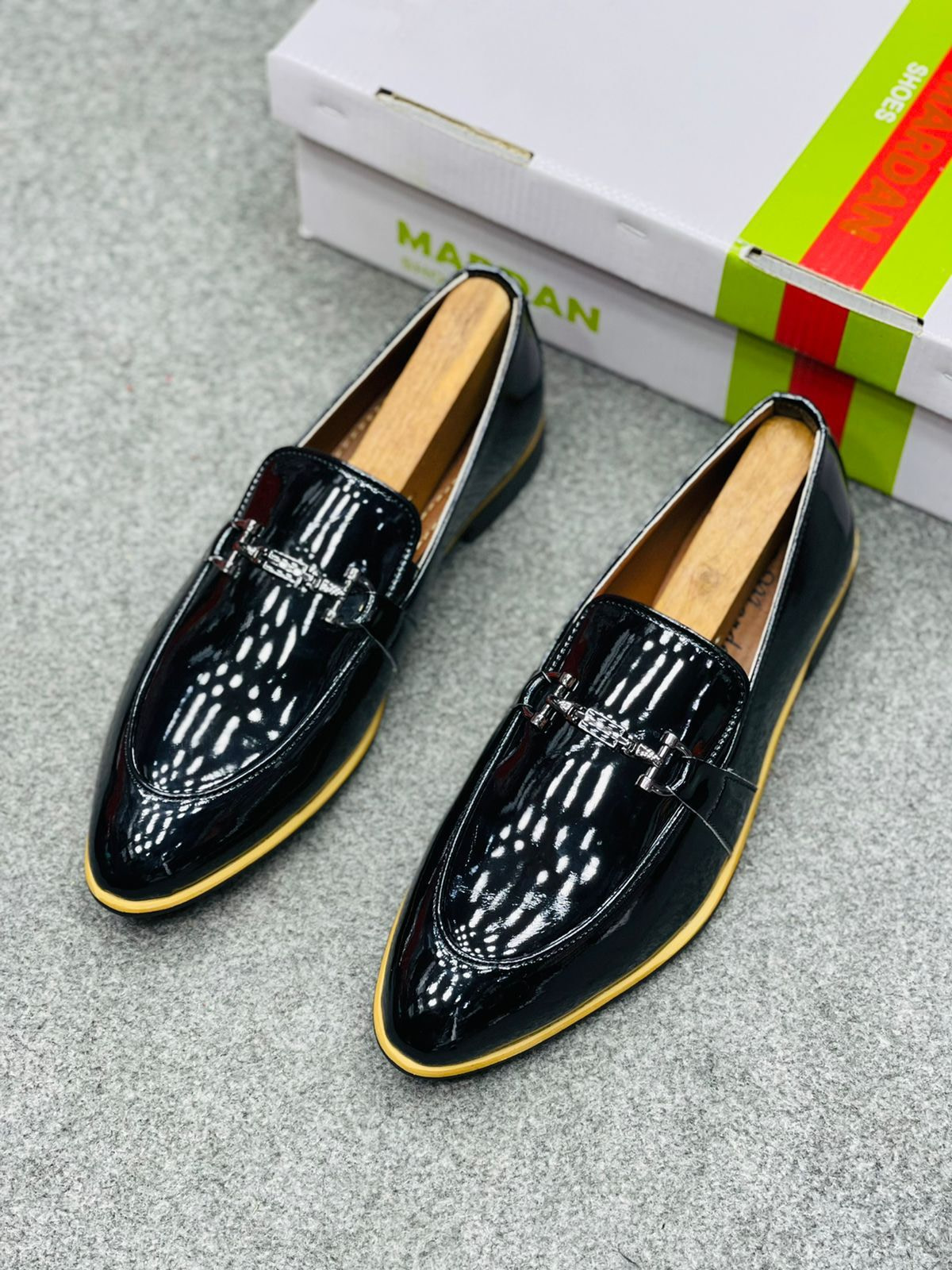 shining loafer shoes